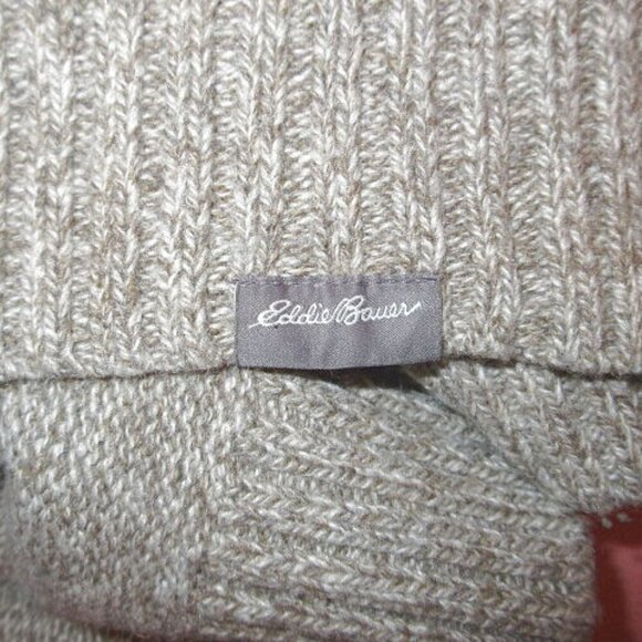 Eddie Bauer Men's Cardigan Sweater Size XL Shawl Collar Wool Bl Pockets Button - Picture 4 of 10